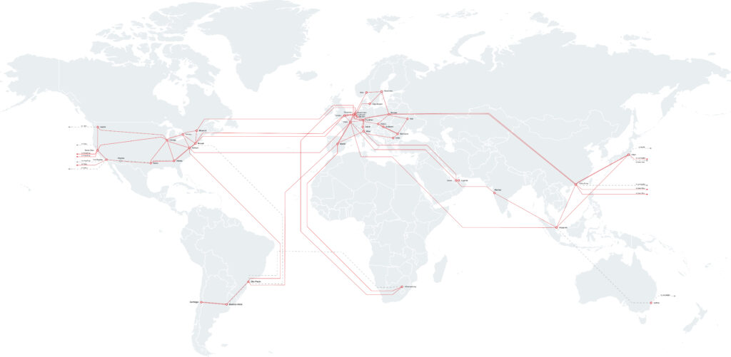 i3D Global Network Map