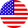 USA flag round icon