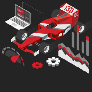 Racecar and Enterprise Infrastructure with i3D.net brand