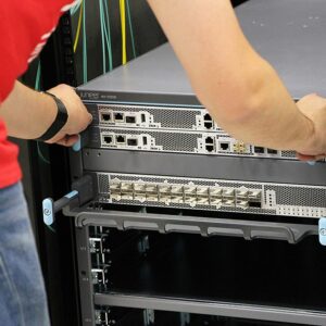Male replacing Juniper routers